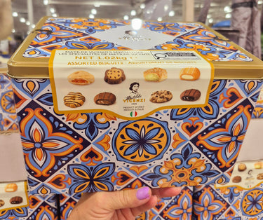 Vicenzi Maiolica Cookie Tin - 1 x 1.02 Kilos